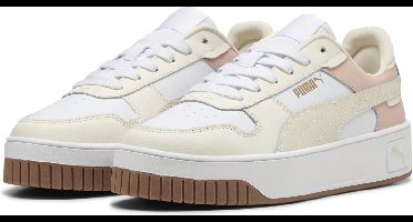 PUMA Carina Street Dames Sneakers - PUMA White-Alpine Snow-Frosted Ivory