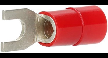 Cimco geïsoleerde vorkkabelschoen 10mm² M6 rood per 100 stuks (180172)