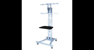 VALUE LCD/TV rolstandaard, zilvergrijs, tot 50 kg (27 tot 60)