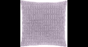 CEDRO - Sierkussen - 45x45 cm - Ribmotief - Lila
