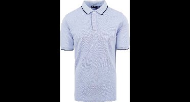 Suitable Respect Polo Tip Ferry Lichtblauw - Maat S - Heren - Polo shirt Heren met Korte mouw