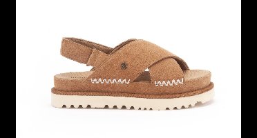 Warmbat Namoi Women Suede Dames Sandalen - Bruin