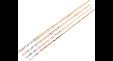 COPENHAGEN PRO RONDE LYONS PENSELEN SET, MT. 2-4-6-10, WIT CHINEES VARKENSHAAR