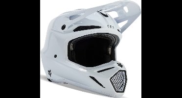 FOX V3 RS Carbon Solid Wit MIPS Crosshelm - Maat XS - Helm