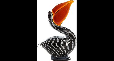 Light & Living - Ornament PELICAN - 13x7x19cm - Zwart