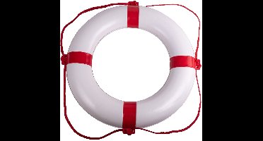 Reddingsboei met handvatlijn