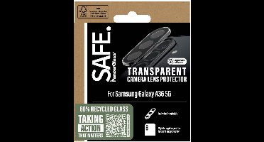 SAFE by PanzerGlass Camera Lens Protector geschikt voor Samsung Galaxy A36 - Transparant