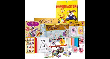 Pasen Kinderen Knutselpakket - Knutselen Pasen - Pasen Decoratie - Knutselen voor Kinderen - Knutselen Meisjes en Jongens - Vier Pasen in Feestelijke Sfeer!