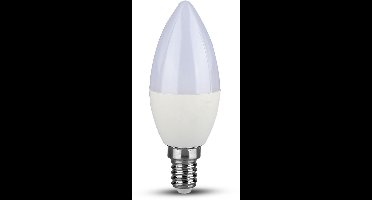 V-TAC VT-1818 LED Lamp - Kaars - E14 Houder - IP20 - Wit - 4W - 320 Lumen - 6400K