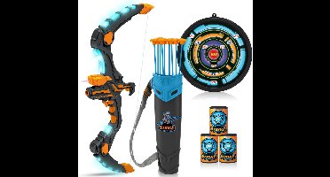 ApexArte® Pijl en Boog Set met Licht voor Kinderen - Multi Kleur