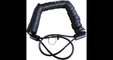 Stahlex Staalkabel - lussen - geplastificeerd - kabelslot - terraskabel - 5 meter x 4 millimeter