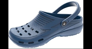 EVA clog, met hakbandje blauw mt. 37