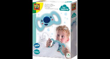 SES Creative - Tiny Talents - Bubble schuim olifant badspeelgoed - maak bubbels met je badschuim, shampoo of douchegel - blijft drijven in bad - Speelgoed 2 Jaar