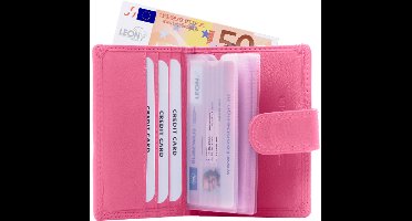 Pasjeshouder - Pasjeshouder uitschuifbaar - Pasjeshouder mannen - Pasjeshouder vrouwen - Creditcardhouder heren - Creditcardhouder dames - Pasjeshouder mannen met portemonnee - Pasjeshouder vrouwen portemonee - Pasjeshouder portemonnee - Leer