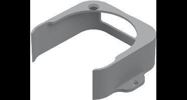 Houder voor onder tafel geschikt voor Apple Mac M4 Mini Grijs - Meurbeugel - Wandbeugel