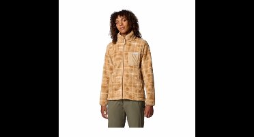 Jas Columbia Women West Bend Print Full Zip II Camel Brown Omblur-XL