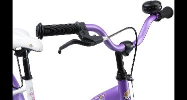 Bikestar kinderfiets Classic 24 inch lila/wit