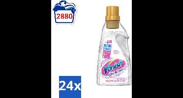 Vanish Oxi Action - Vlekkenverwijderaar Gel - Witte Was - 1.5 L - Voordeelverpakking - 24 stuks