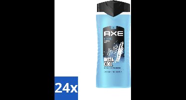Axe XL - 3-in-1 Douchegel - Ice Chill - Icy Menthol - Insta Cool - 400 ml - Voordeelverpakking - 24 stuks