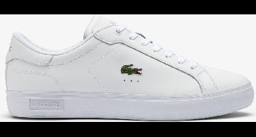 Lacoste POWERCOURT 125 2 SMA WHT/WHT Heren Sneakers - wit