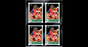 Ultra Pro - 4-Kaart Magnetische Houder met Zwarte Rand UV ONE-TOUCH