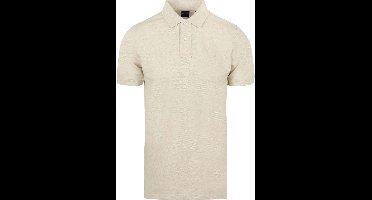 Suitable Mang Poloshirt Ecru - Maat XXL - Heren - Polo shirt Heren met Korte mouw