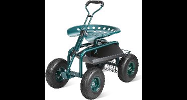 ApexArte® Tuinkar Werkstoel - Werkstoel voor de Tuin