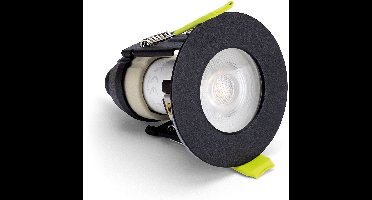 Integral mini inbouwspot Zwart IP65 | zaagmaat 4.3cm | incl. GU10 fitting excl. lichtbron | GU10