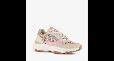 XX by Mexx dames dad sneakers beige roze - Maat 39 - Uitneembare zool
