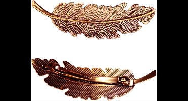 *** Haarspeldje, haarclip én veren haarspeld. Perfect voor elke haarstijl en verkrijgbaar in een stijlvolle rose gouden kleur. Met een lengte van 9CM cadeau voor jezelf of een ander! van Heble® ***