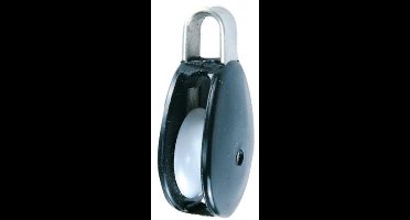 Vlaggelijnblok nylon zwart