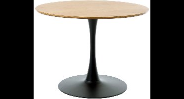 Giga Living Eettafel Cesura - Wit Melamine - Ø100x73,5cm