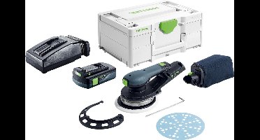 Festool ETSC 2 150-Basic accu excenterschuurmachine 18 V 150 mm borstelloos + 1x accu 3.0 Ah + lader + systainer