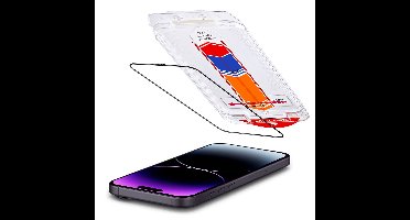 Accezz Screen protector - Geschikt voor Apple iPhone 14 Pro - glas screenprotector met anti-dust applicator