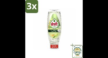 3 x Dreft – Bergamot & Gember – Afwasmiddel – 730 ml - Grootverpakking - Dreft Afwasmiddel Bergamot Gember - Natuurlijk Afwasmiddel - Biologisch Afbreekbaar Afwasmiddel - Afwasmiddel Bergamot En Gember - Afwasmiddel Met Natuurlijke Geur