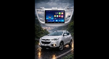 ADIVOX 9 inch T2 geschikt voor Hyundai Tucson 2014-2018 Android 15 CarPlay/Auto/Wifi//RDS/DSP/5G/DAB+