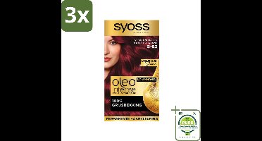 Syoss Oleo Intense - Haarverf - 5-92 - Stralend Rood - 115ml x 3
