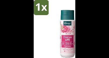 1 x Kneipp - Douchegel - Embrace Life - 200 ml - Douchegel Vrouwelijk - Roze Geur - Hydraterend - Huidverzorging - Rozenextract