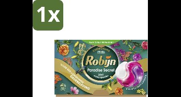 1 x Robijn – 3-in-1 Wascapsules – Paradise Secret - 15 Capsules - Koffiezetapparaat