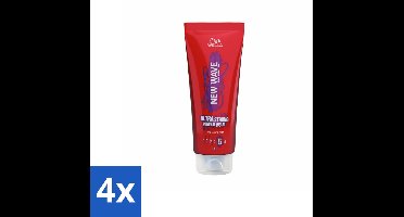 Wella – New Wave Ultra Strong Power Hold – Haargel – 200 ml - Voordeelverpakking - 4 stuks