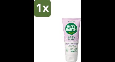 Happy Earth – Cream Oil Wash – 100% Natuurlijk Baby & Kids – 200 ml - 1 stuk