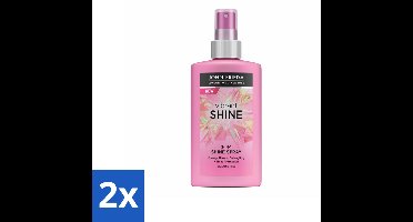 John Frieda – Haarspray – Vibrant Shine Colour 3-in-1 Shine Spray – Glansversterkend – 150 ml - Voordeelverpakking - 2 stuks