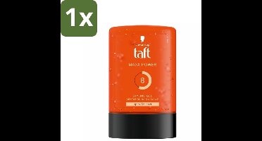 1 x Taft - Maxx Power 8 - Styling Gel - Langdurige fixatie - 300 ml - Styling Gel Voor Mannen - Langdurige Fixatie - Hold Level 8/15 - Haar Fixatie - Stijl Voor Korte Kapsels