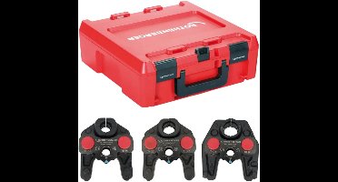 Rothenberger ROMAX NANO iJAWs TH 16 - 20 - 26 mm persbekkenset 3-delig ( 1000004940 ) + Rocase