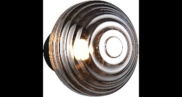 LED Wandlamp - Torna Xylo - 1 Lichtpunt van 1.5 Watt - Warm Wit 3000K - Aanraakschakelaar - Op Batterijen - IP20 - Zwart/Mat Zwart - Metaal