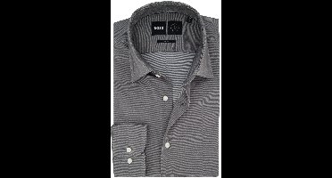 Business overhemd Boss Black Slim Fit grijs