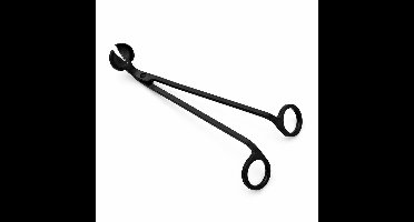 Lontknipschaar / Lonttrimmer – Vintage Stijl – Zwart Mat IJzer – 18 cm – Voor Roetvrij en Egaler Kaarsen Branden
