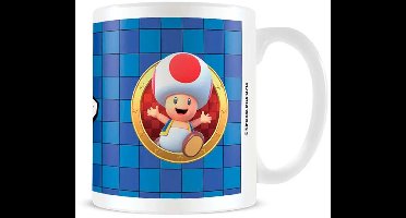Pyramid Super Mario (toad 3d Port) Mok Blauw