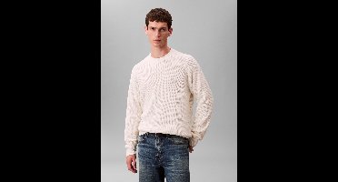 Calvin Klein Trui Ls Ez Cotton Waffle Lv04rd313g Yas Mannen Maat - L