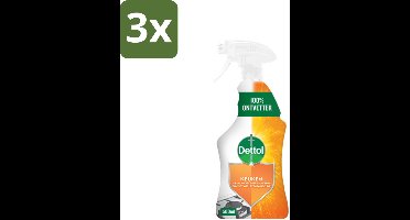 Dettol Power Keukenreiniger Spray 500 ml - Bulkverpakking - 3 stuks